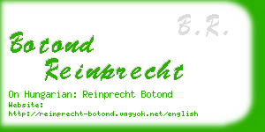 botond reinprecht business card